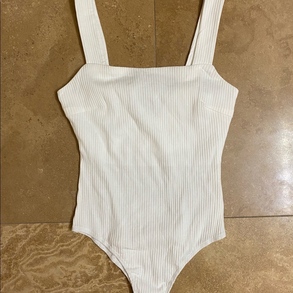 Princess Polly || White Rebel Fiest Bodysuit
